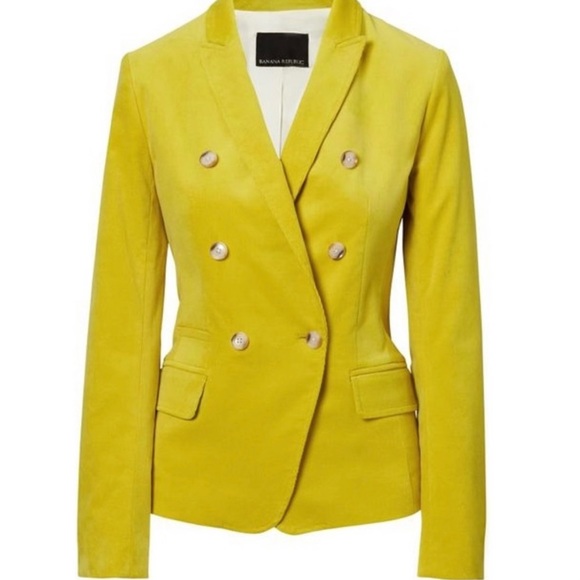 Banana Republic Jackets & Blazers - Banana Republic Double Breasted Corduroy Blazer in Spiced Pear NWOT